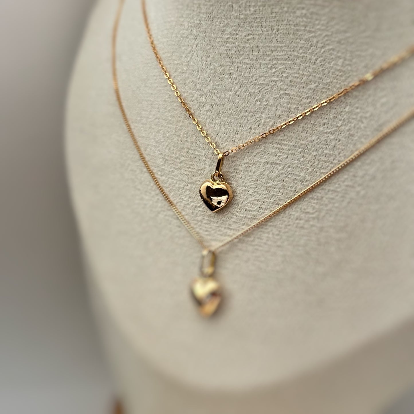 Cadena + Dije Corazón Oro 18k