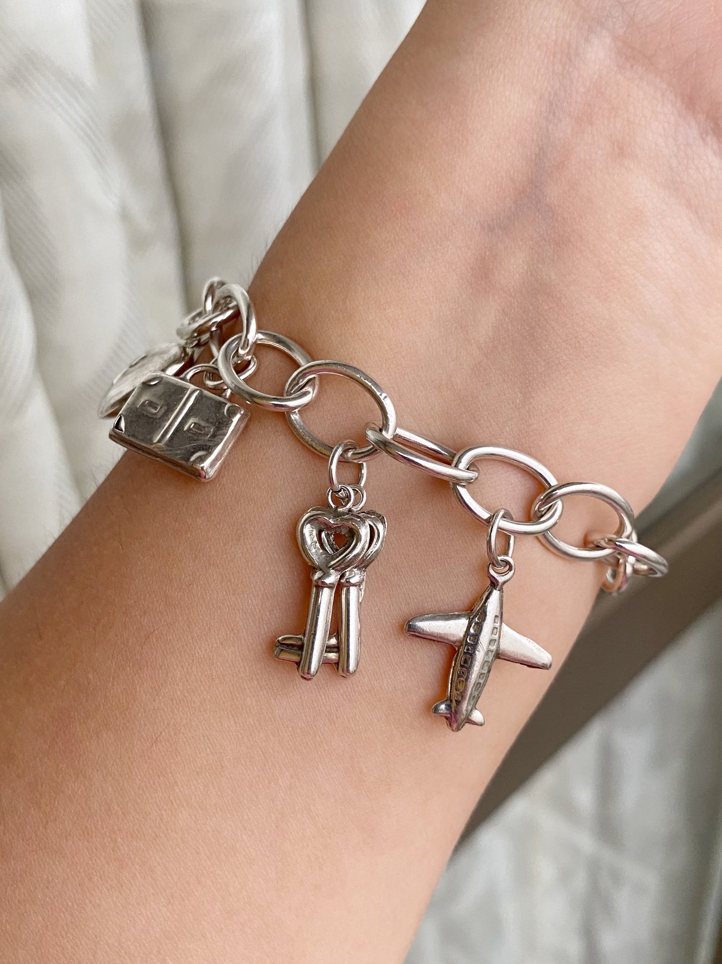 Pulsera Viajera en Plata