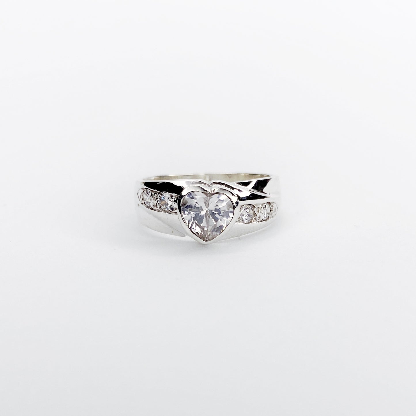 ANILLO CORAZÓN 2 EN PLATA