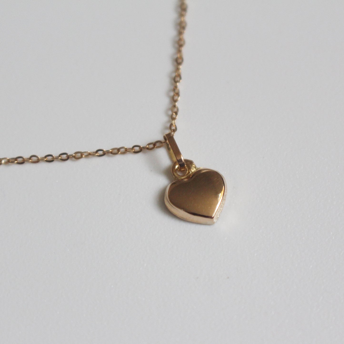 Cadena + Dije Corazón Oro 18k