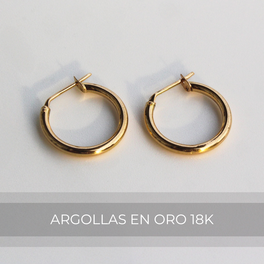 Argollas en Oro 18k