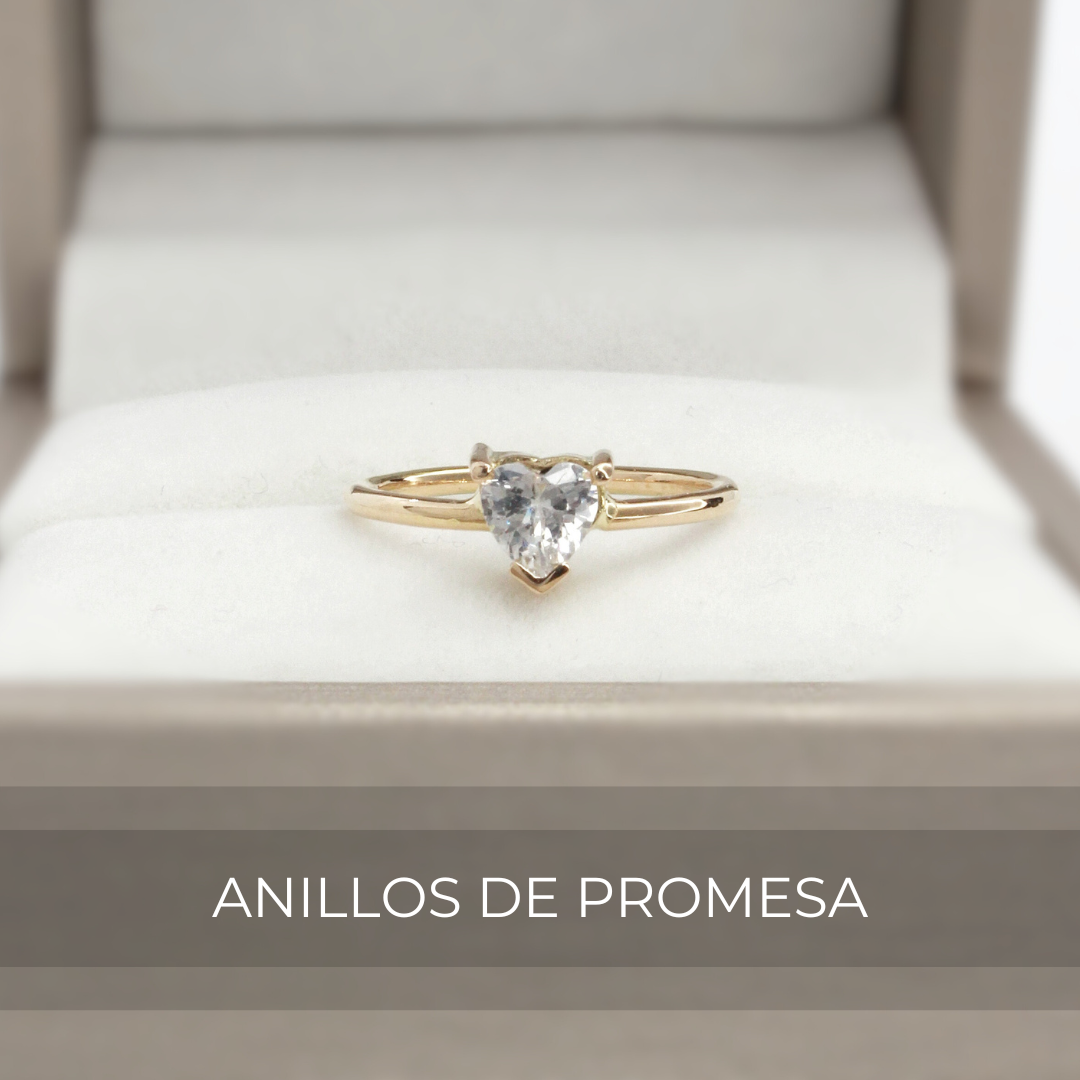 Anillos de Promesa en Oro 18K