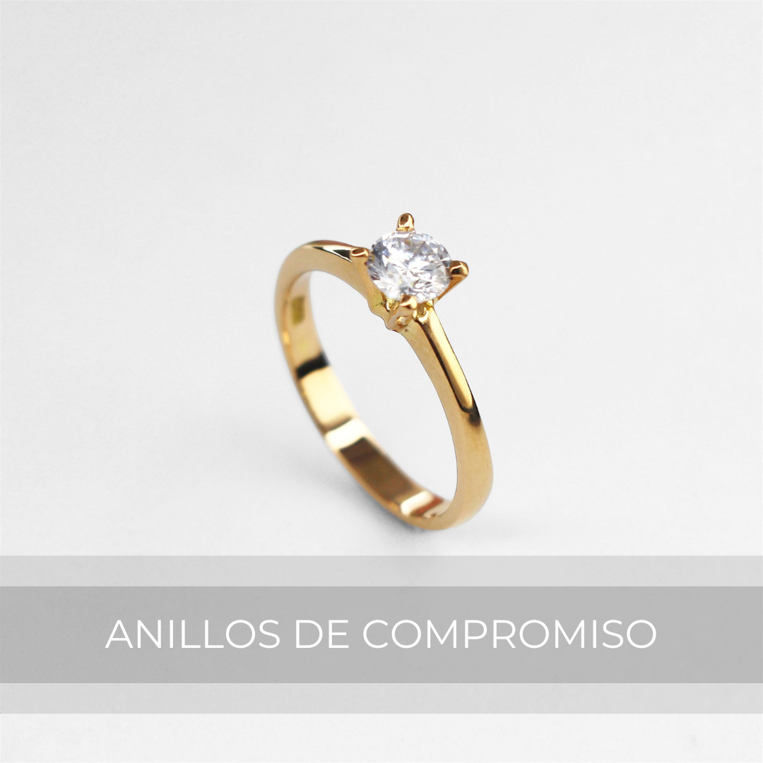 Anillos de Compromiso en Oro 18k