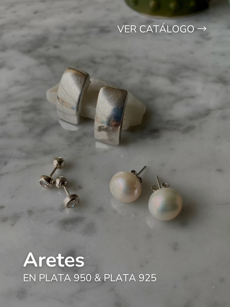 ARETES EN PLATA 950 & 925