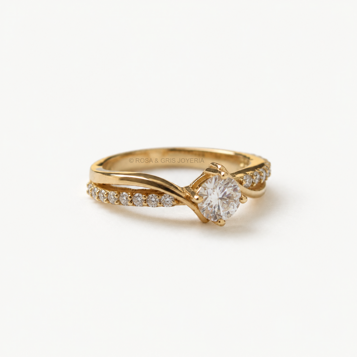 Anillo de Compromiso Lady en Oro 18k