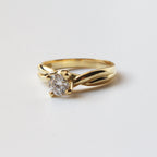 Anillo de Compromiso Lazo en Oro 18k