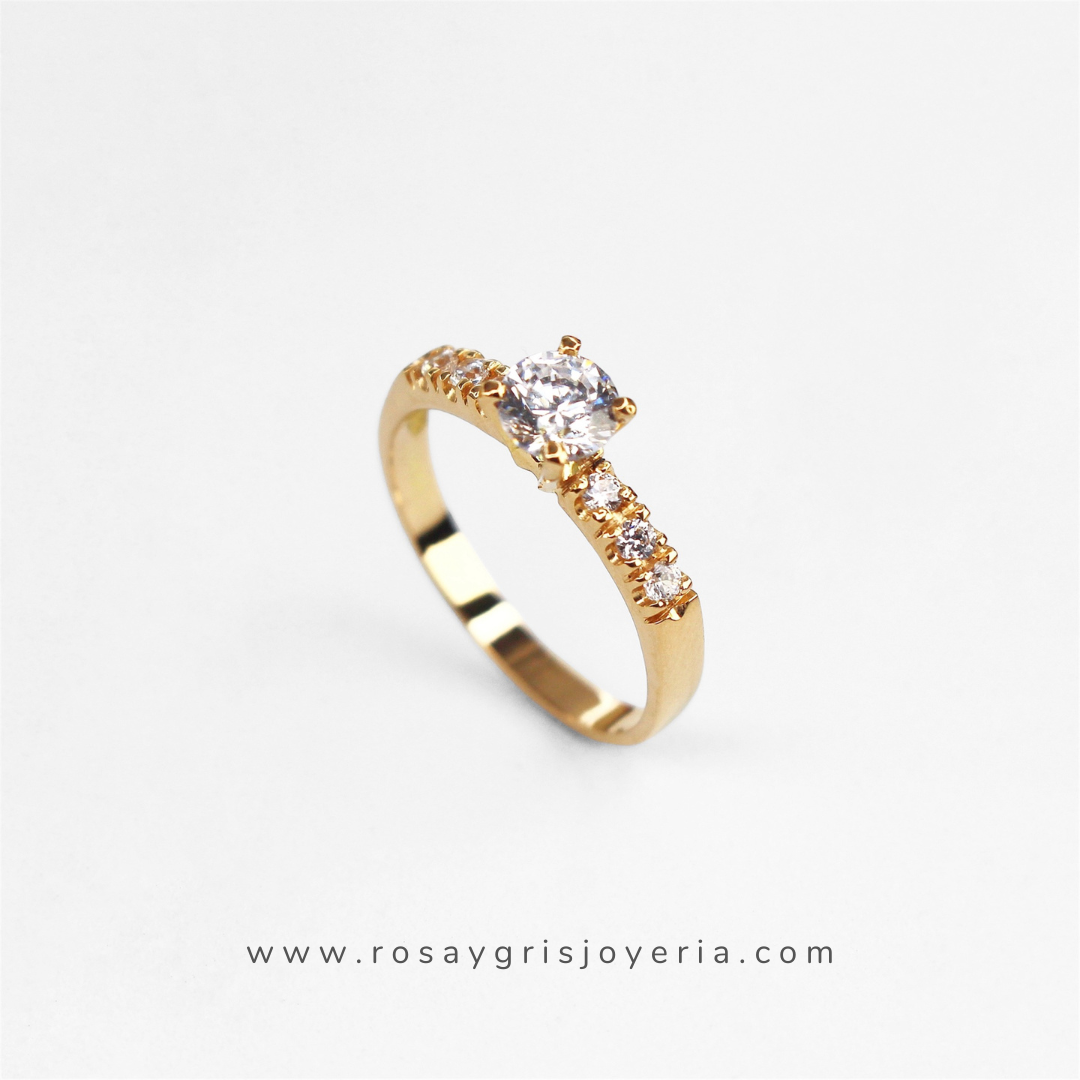 Anillo de Compromiso Elisya en Oro 18k