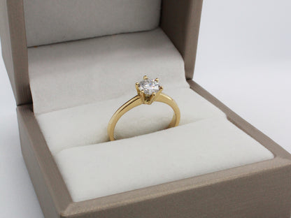 Anillo de Compromiso Estela en Oro 18k