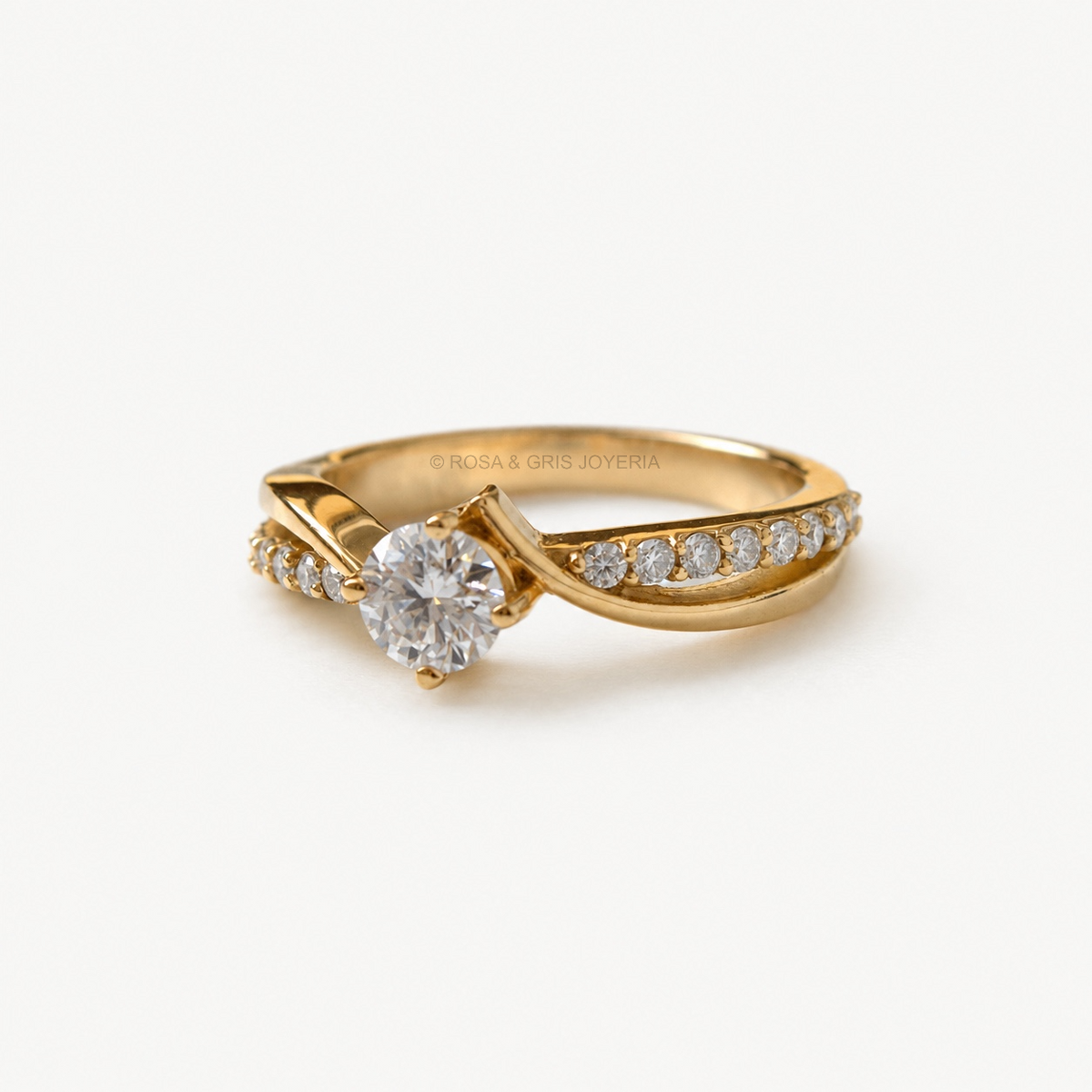 Anillo de Compromiso Lady en Oro 18k