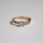 Anillo de Compromiso Elisya en Oro 18k