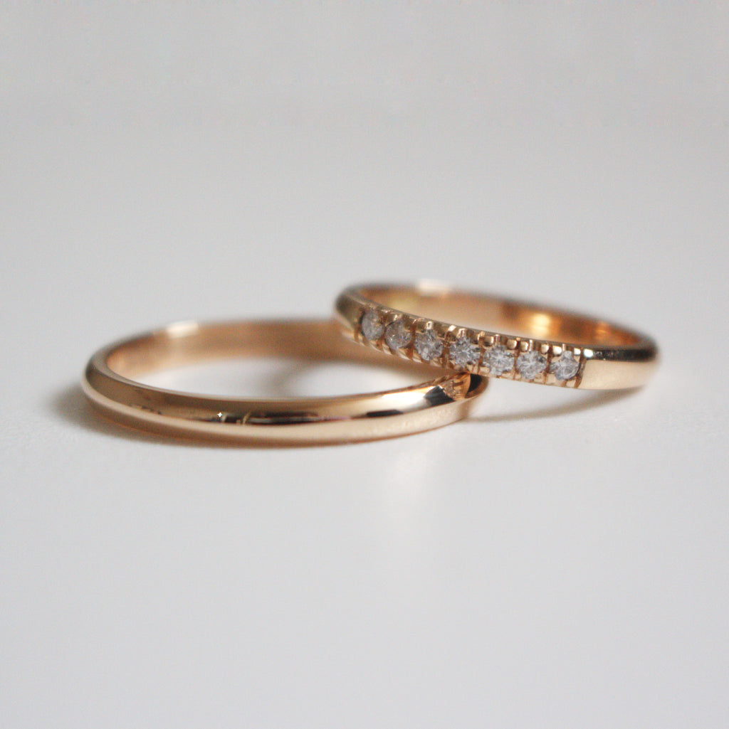 AROS DE MATRIMONIO MY LOVE EN ORO 18K