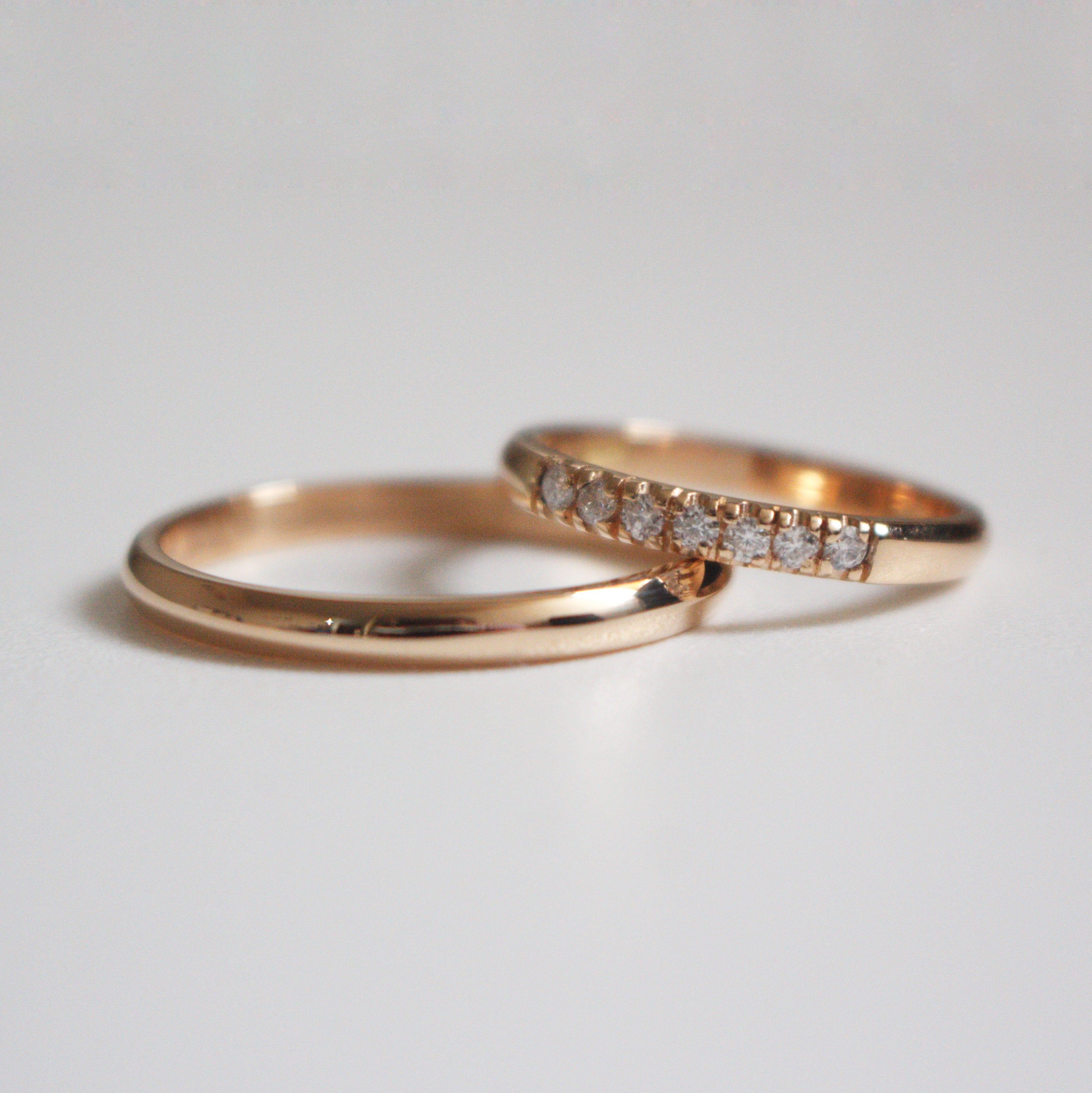 AROS DE MATRIMONIO MY LOVE EN ORO 18K