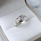 ANILLO CORAZÓN 2 EN PLATA