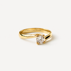 Anillo de Compromiso Andrea en Oro 18k