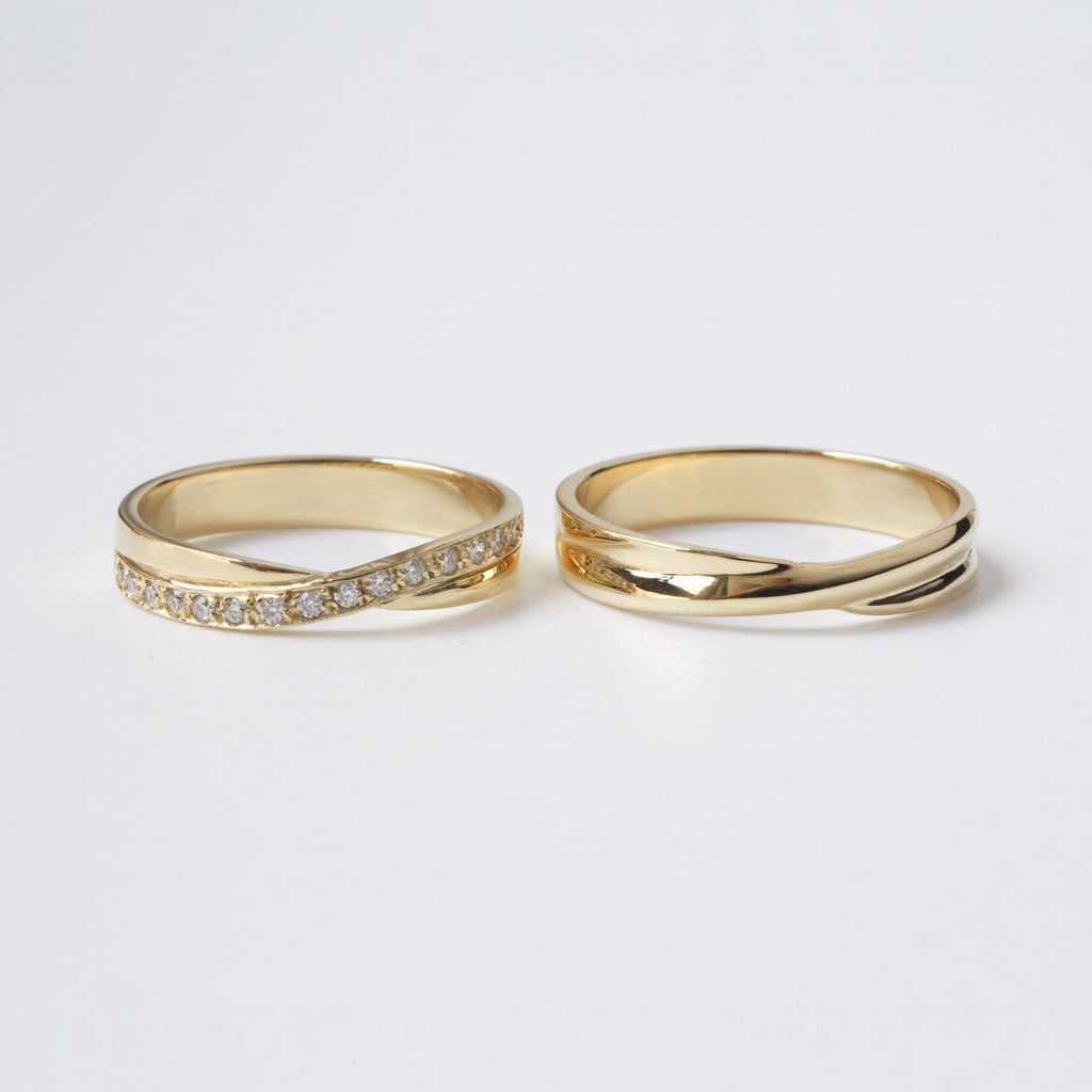 AROS DE MATRIMONIO ETERNITY EN ORO 18K