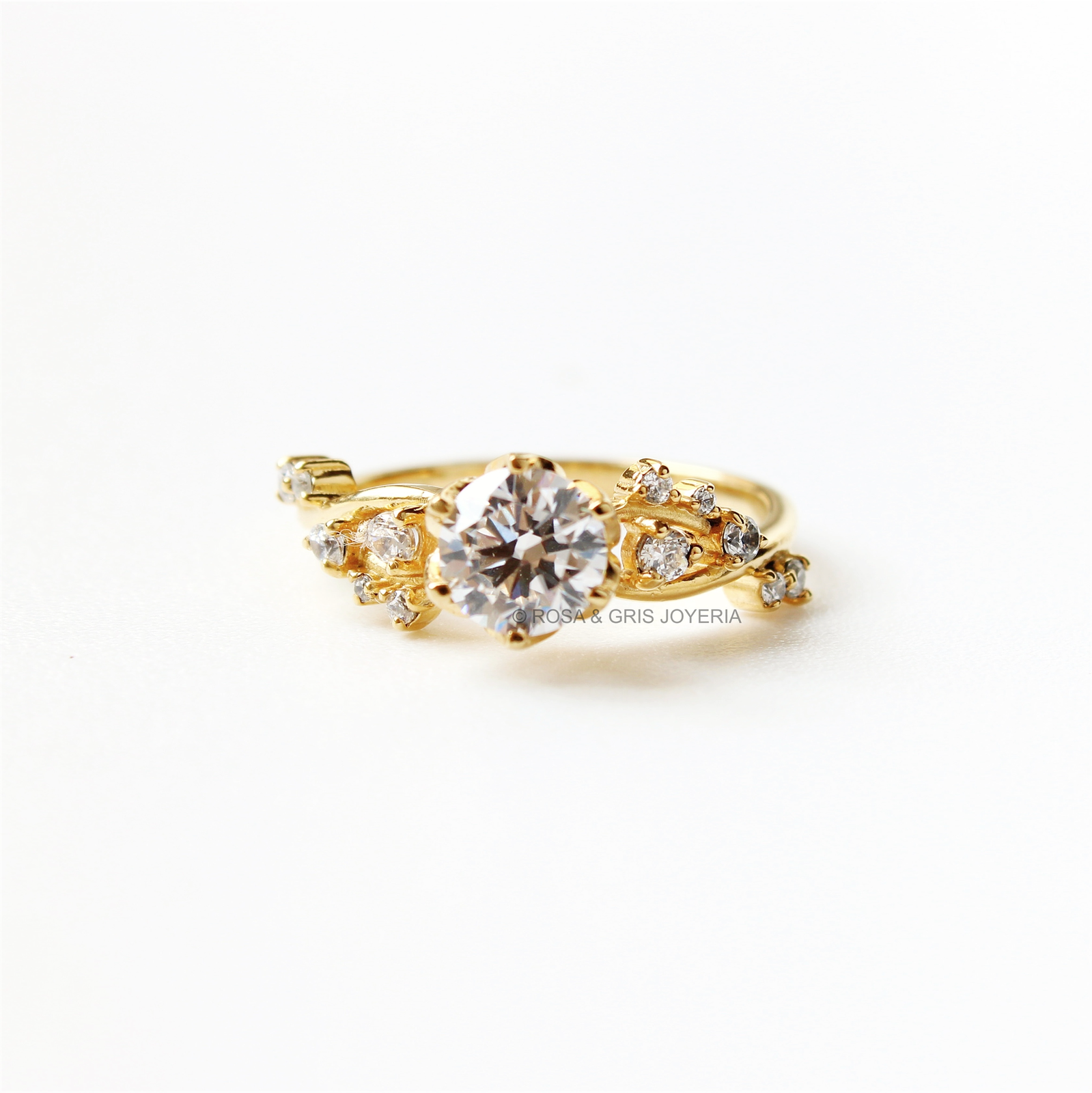 Anillo de Compromiso Arian 2 en Oro 18k