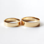 AROS DE MATRIMONIO CINTA EN ORO 18K
