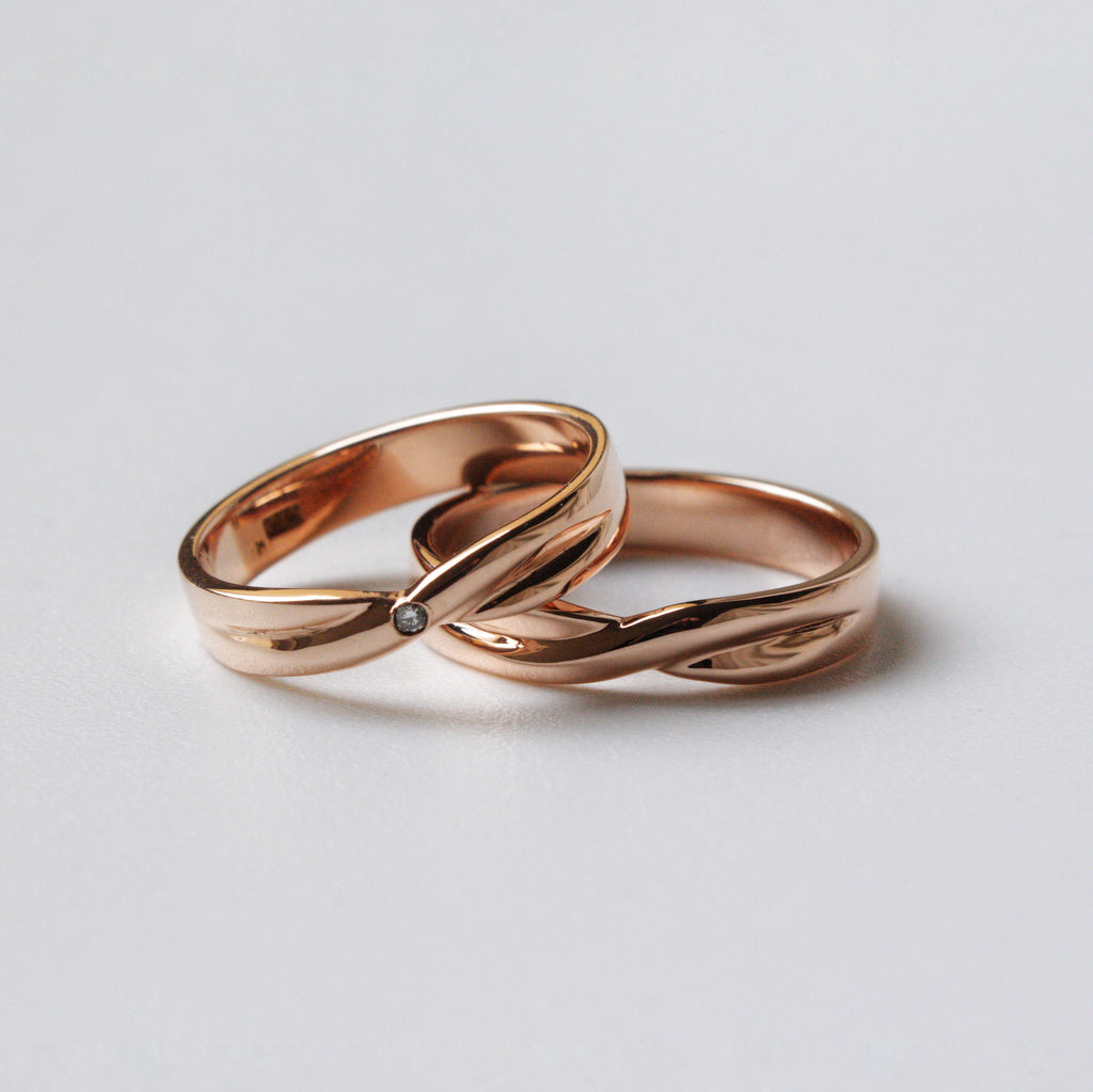 AROS DE MATRIMONIO ETERNITY 2 EN ORO 18K