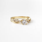 Anillo de Compromiso Infinito en Oro 18k