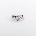 ANILLO CORAZÓN 2 EN PLATA