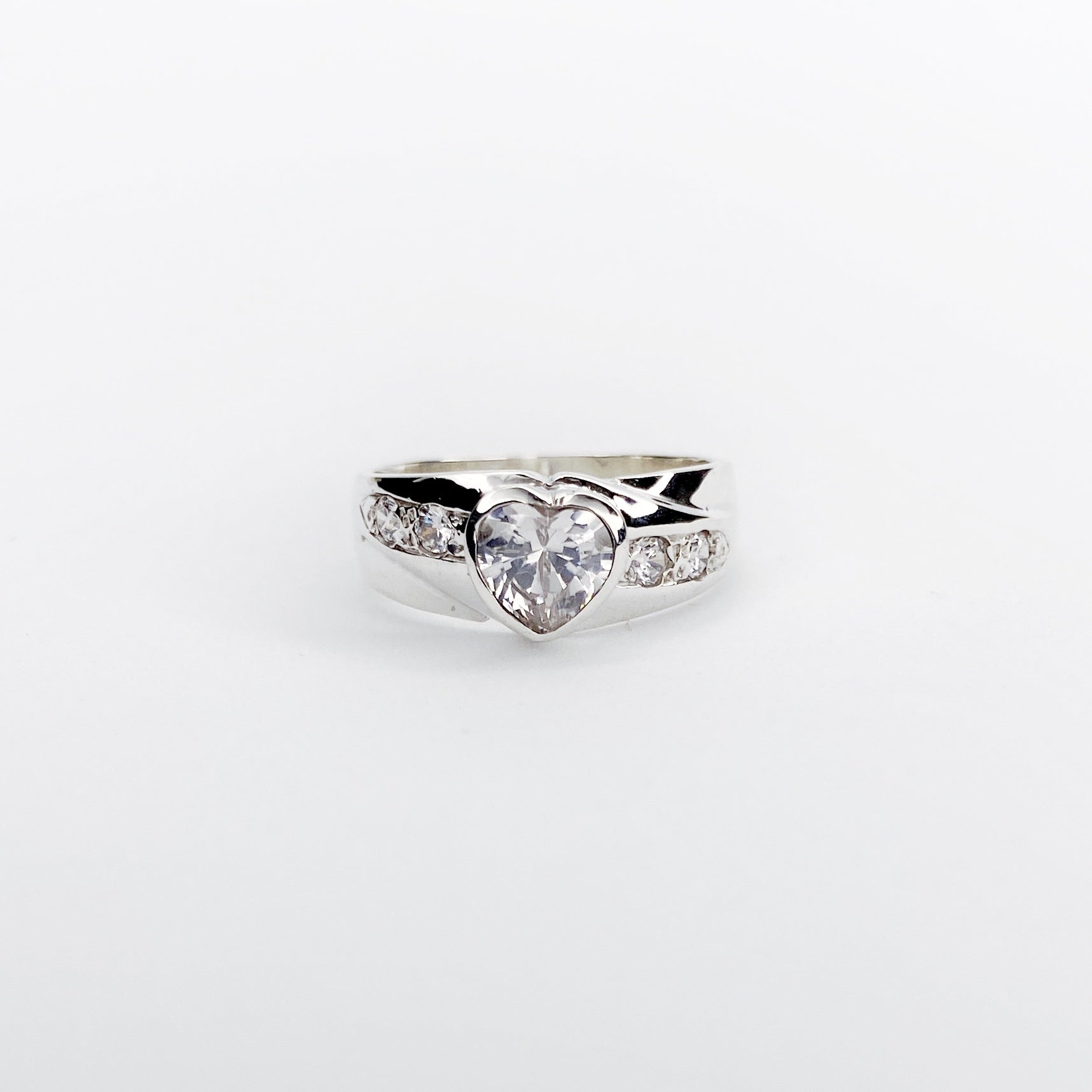 ANILLO CORAZÓN 2 EN PLATA