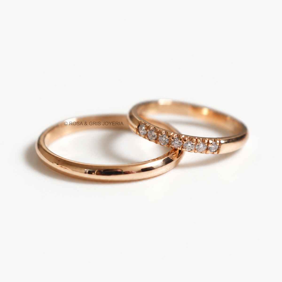AROS DE MATRIMONIO MY LOVE EN ORO 18K