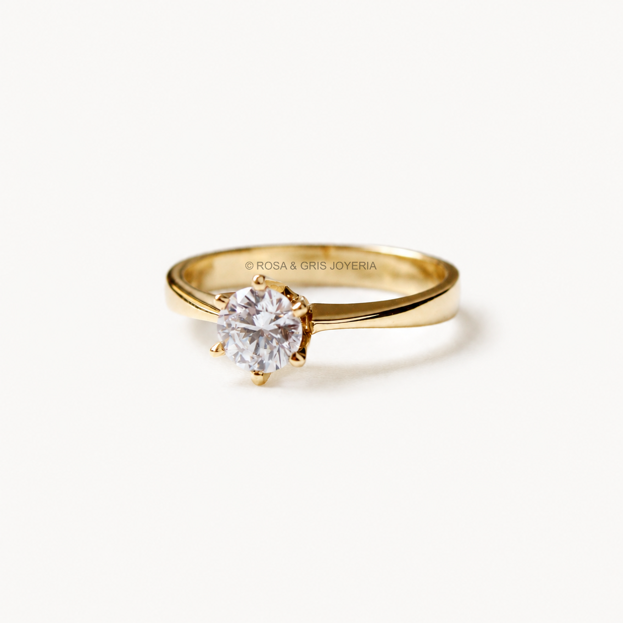 Anillo de Compromiso Estela en Oro 18k