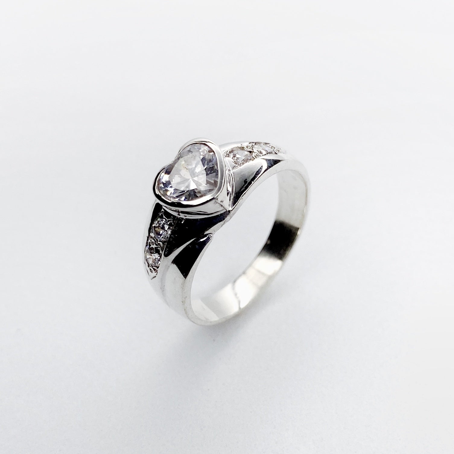 ANILLO CORAZÓN 2 EN PLATA