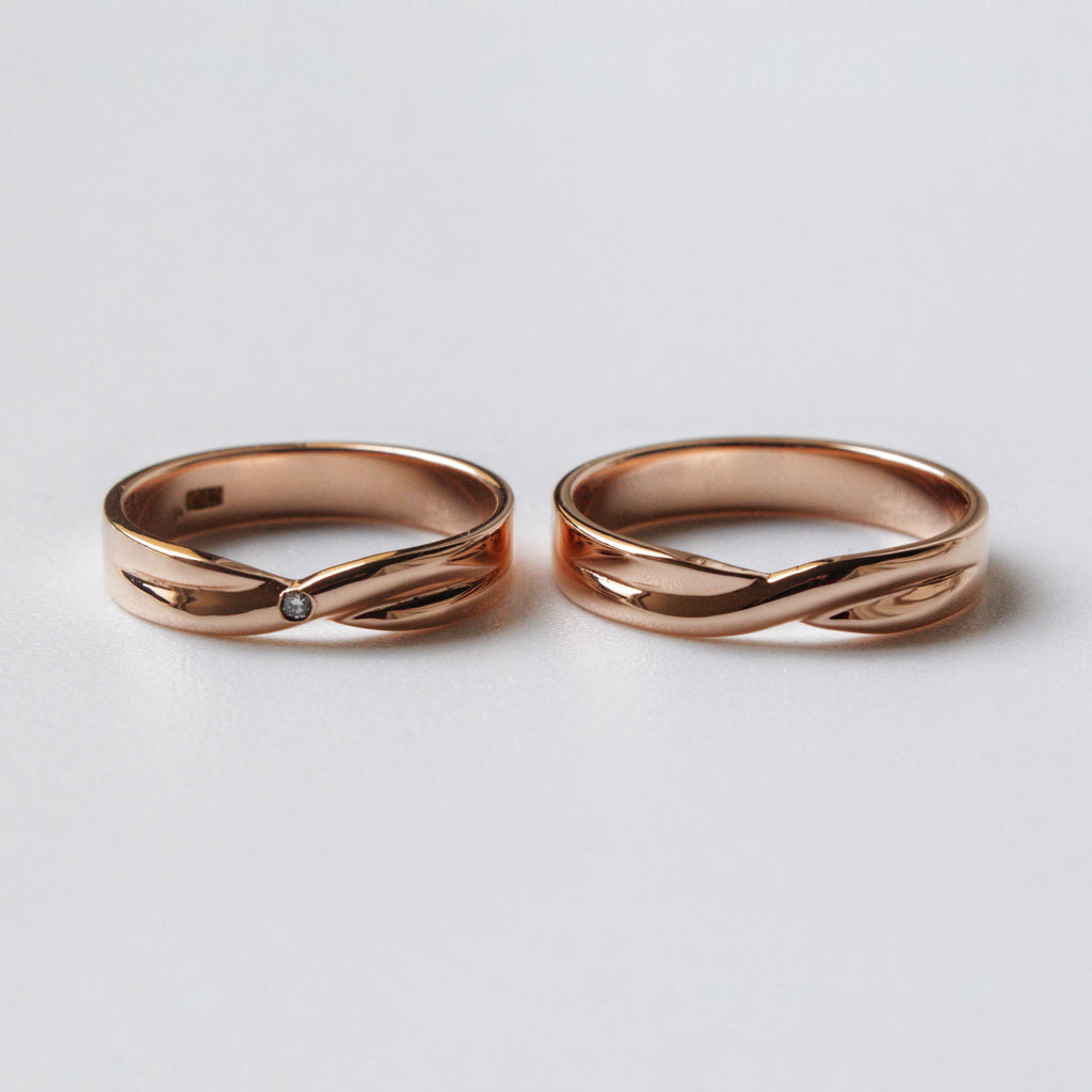 AROS DE MATRIMONIO ETERNITY 2 EN ORO 18K