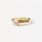 Anillo de Compromiso Cielo en Oro 18k