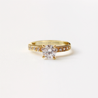 Anillo de Compromiso Cielo en Oro 18k