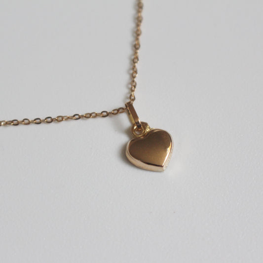 Cadena + Dije Corazón Oro 18k