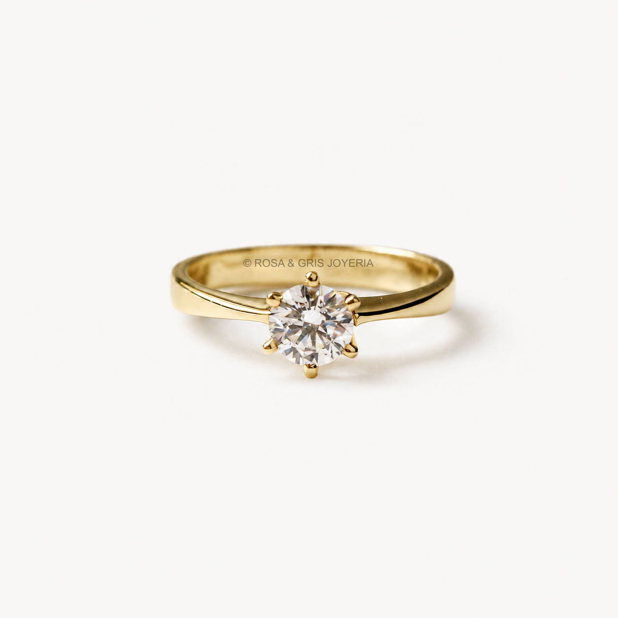 Anillo de Compromiso Estela en Oro 18k
