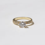 Anillo de Compromiso Cielo en Oro 18k