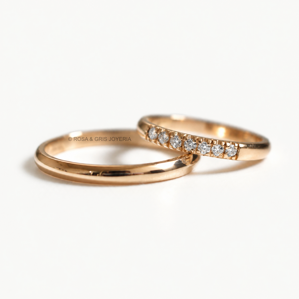 AROS DE MATRIMONIO MY LOVE EN ORO 18K