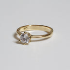 Anillo de Compromiso Estela en Oro 18k