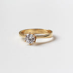 Anillo de Compromiso Estela en Oro 18k