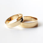 AROS DE MATRIMONIO CINTA EN ORO 18K