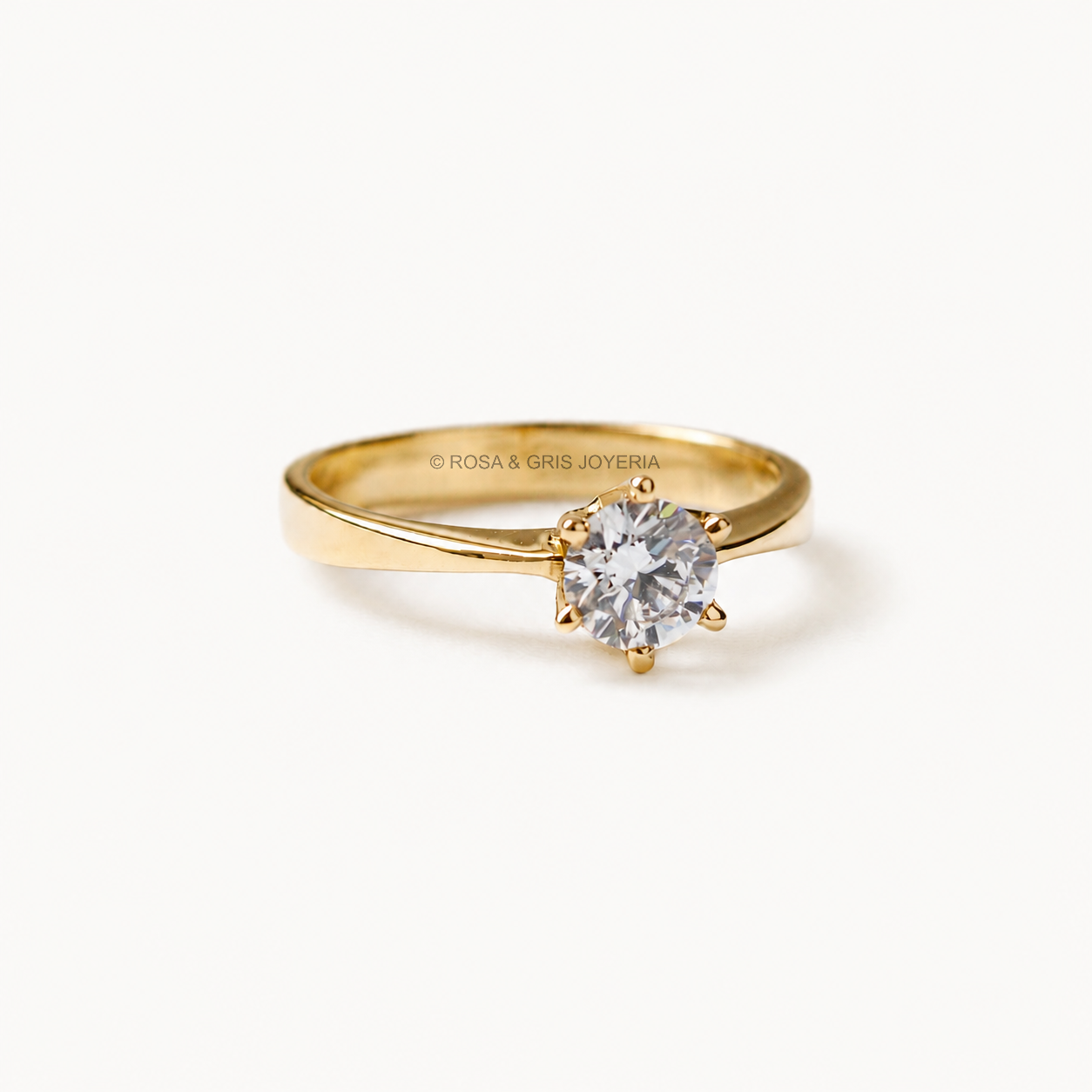 Anillo de Compromiso Estela en Oro 18k