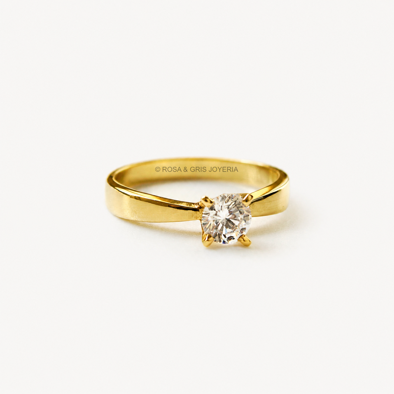 Anillo de Compromiso Bela 2 en Oro 18k