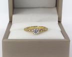 Anillo de Compromiso Aurora en Oro 18k