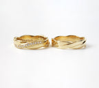 AROS DE MATRIMONIO AURA EN ORO 18K