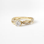 Anillo de Compromiso Infinito en Oro 18k
