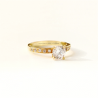 Anillo de Compromiso Cielo en Oro 18k
