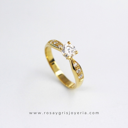 Anillo de Compromiso Nia en Oro 18k